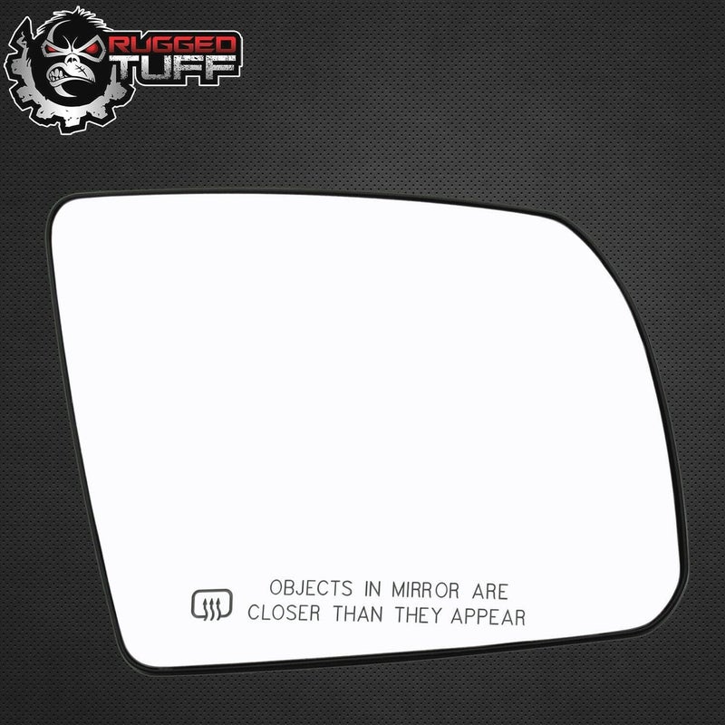 Rugged TUFF Passenger Side Mirror Glass For 2007-2020 Toyota Tundra, 2008-2017 Toyota Sequoia Right Door Rear View Mirrors Heated With Backing Plate 87903-0C020 879030C020 - Image 5